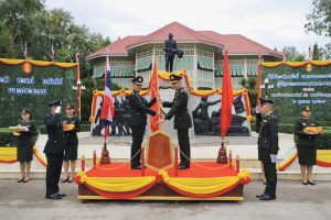 (มีคลิป) มทบ.32 ประกอบพิธีรับ-ส่งหน้าที่และมอบการบังคับบัญชา