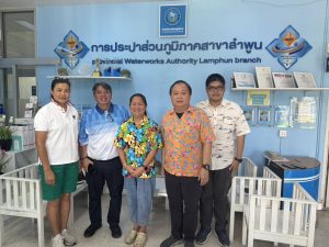 เอกชนลำพูนใจดี ยื่นขอน้ำประปาเปิดจุดเล่นน้ำฟรี รอบถนนอินท์ยงยศ