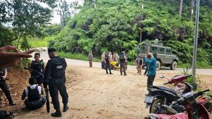 โจรใต้ป่วน วางระเบิดตำรวจ นปพ.เจ็บ 4 นาย ที่จะแนะ นราธิวาส