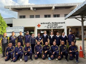เหล่ากาชาดจังหวัดมุกดาหาร ส่งมอบสิ่งของบริจาคช่วยเหลือผู้ประสบเหตุชายแดนไทย-กัมพูชา