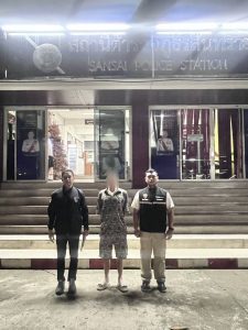 ตม.เชียงใหม่ จับหนุ่มจีน พื้นที่อ.สันทราย ได้วีซ่าท่องเที่ยว อยู่ครบ 60 วันยังไม่กลับ OVERSTAY