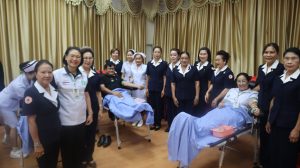 เหล่ากาชาดจังหวัดมุกดาหาร ร่วมออกหน่วยบริจาคโลหิต ในกิจกรรมพิธีบำเพ็ญกุศลแสดงความอาลัย และกิจกรรม“รวมพลังแห่งความภักดี” ในห้วงระยะเวลา 100 วัน แห่งการสวรรคต สมเด็จพระนางเจ้าสิริกิติ์ พระบรมราชินีนาถ พระบรมราชชนนีพันปีหลวง